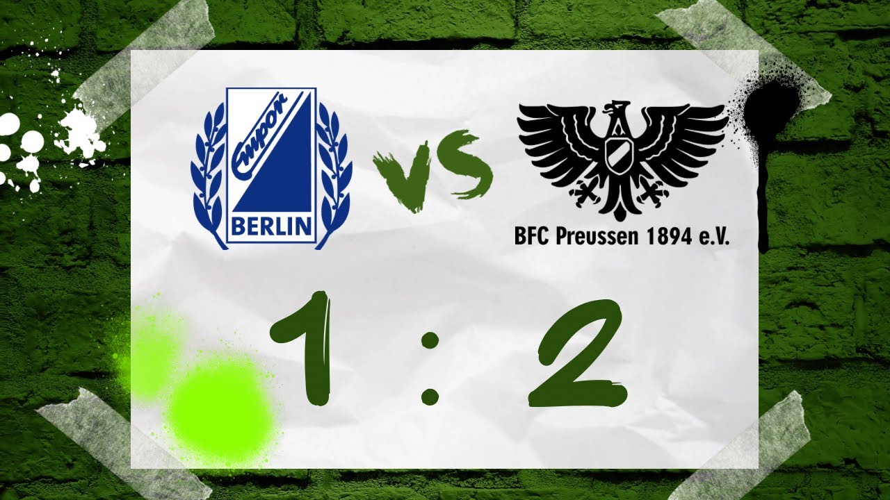 Empor - BFC Preussen - HIGHLIGHTS | BERLIN LIGA | BFC PREUSSEN TV