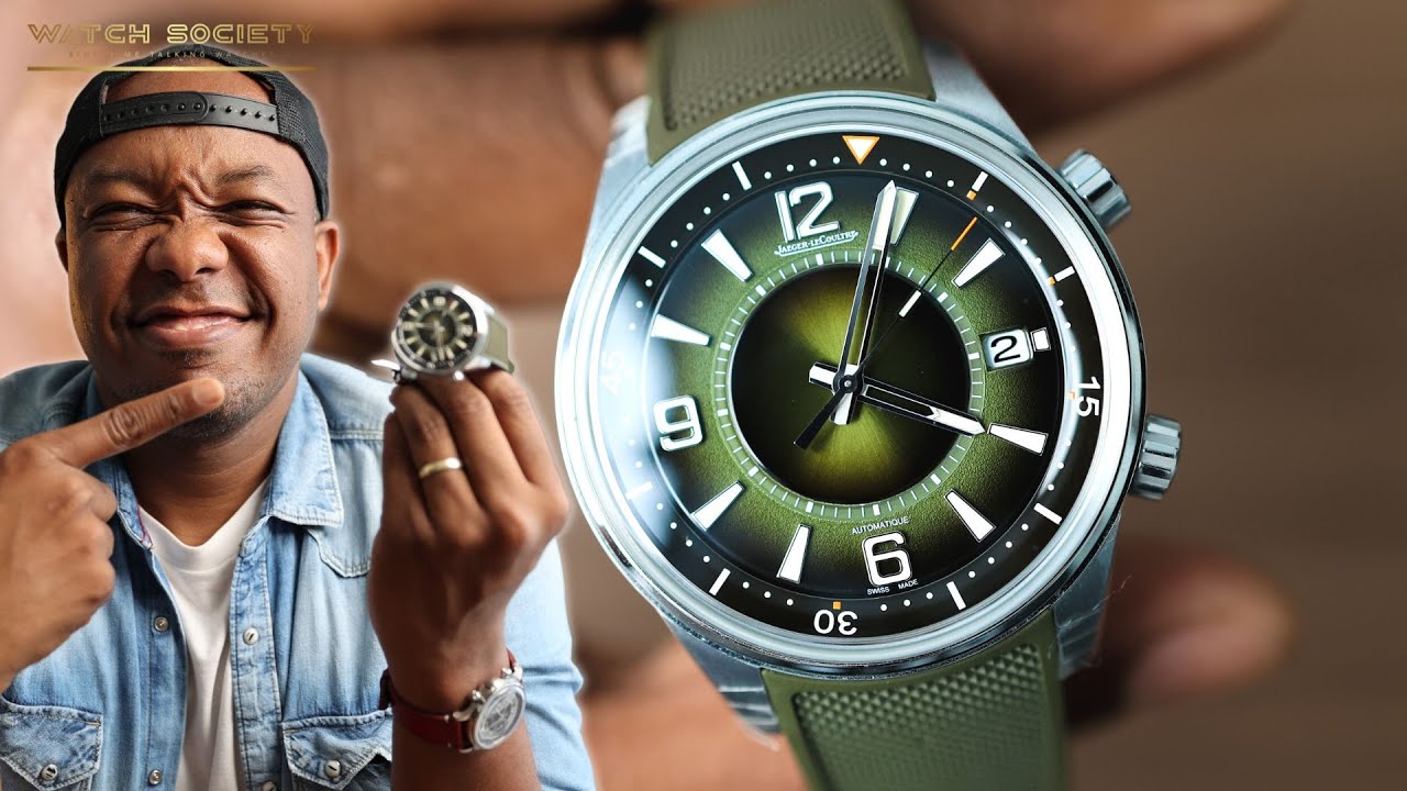 YOU CAN'T SKIP THIS!!!!!! Jaeger-LeCoultre Polaris Date Boutique Edition green dial Q906863J