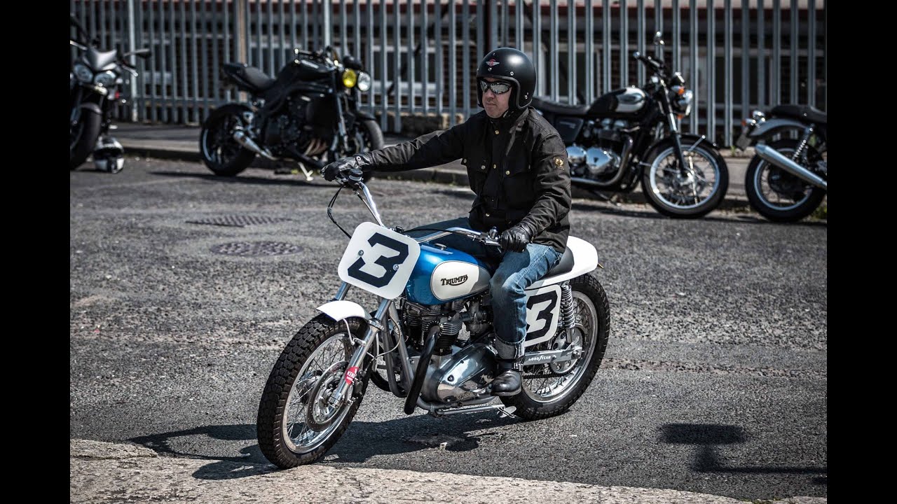 MY TRIUMPH BONNEVILLE STREET TRACKER