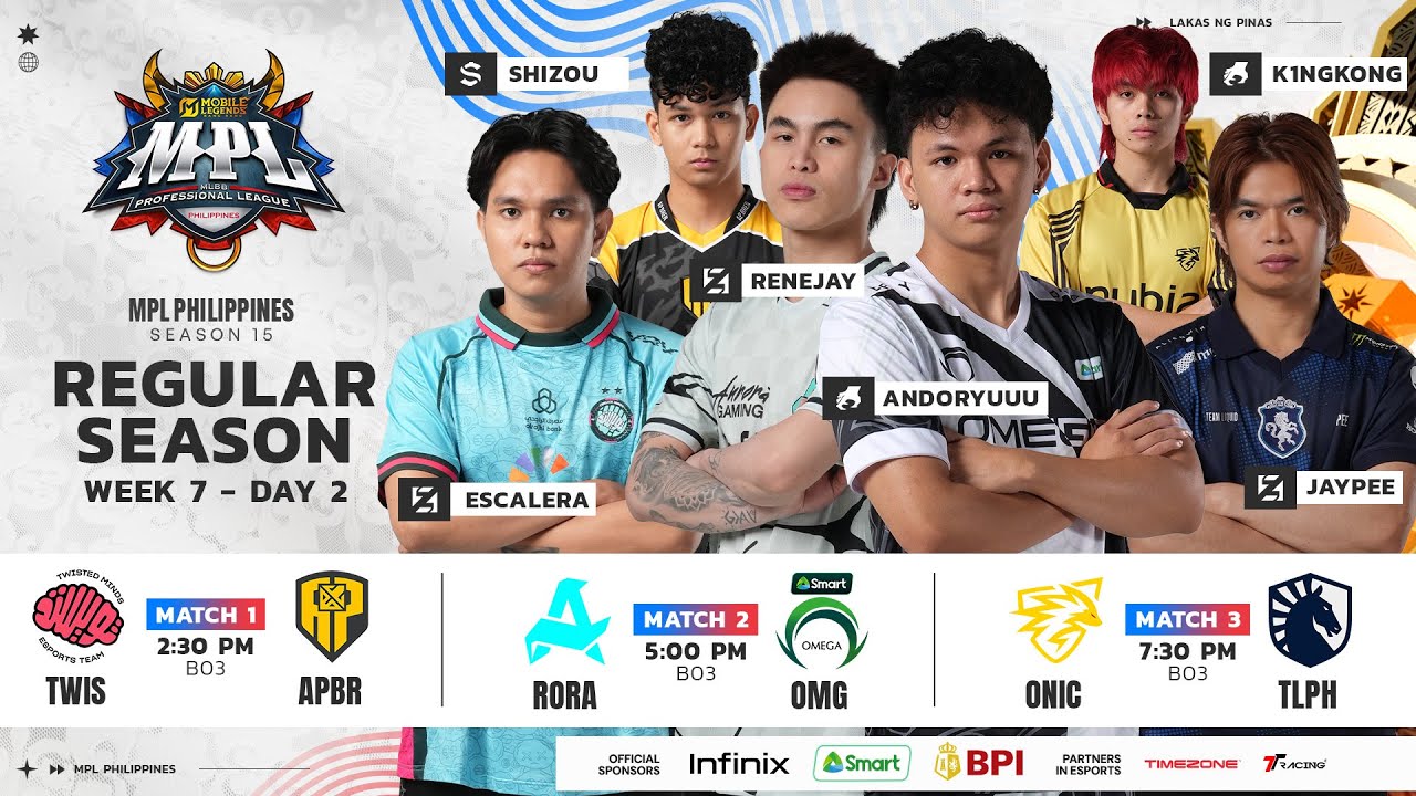 🔴 LIVE | MPL PH S15 | ENGLISH - Week 7 Day 2