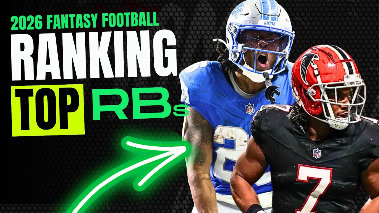 EARLY In-Depth Top 12 RBs for Fantasy Football… Ranked & Explained 👀