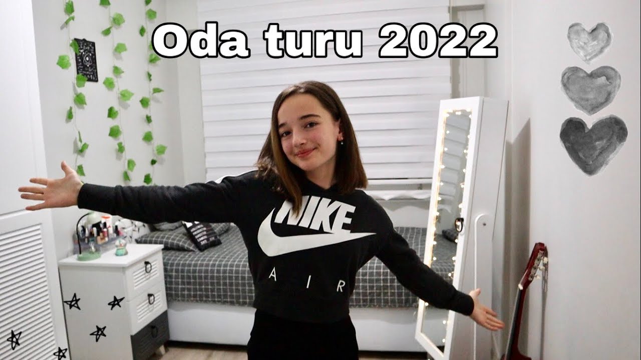 ODA TURU 2022||çok beklenen oda turum,yeni eşyalarım,oda dekor tüyoları🤍