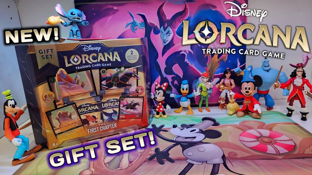 NEW GIFT SET UNBOXING! Disney Lorcana TCG!