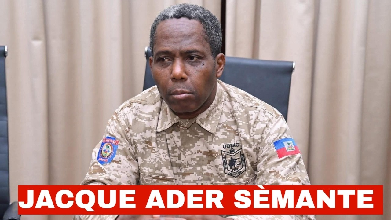 Jacque Ader Sèmante Laa gang Yo Pap Ka Egziste Sou pouvwa pal la nan kapitaln la