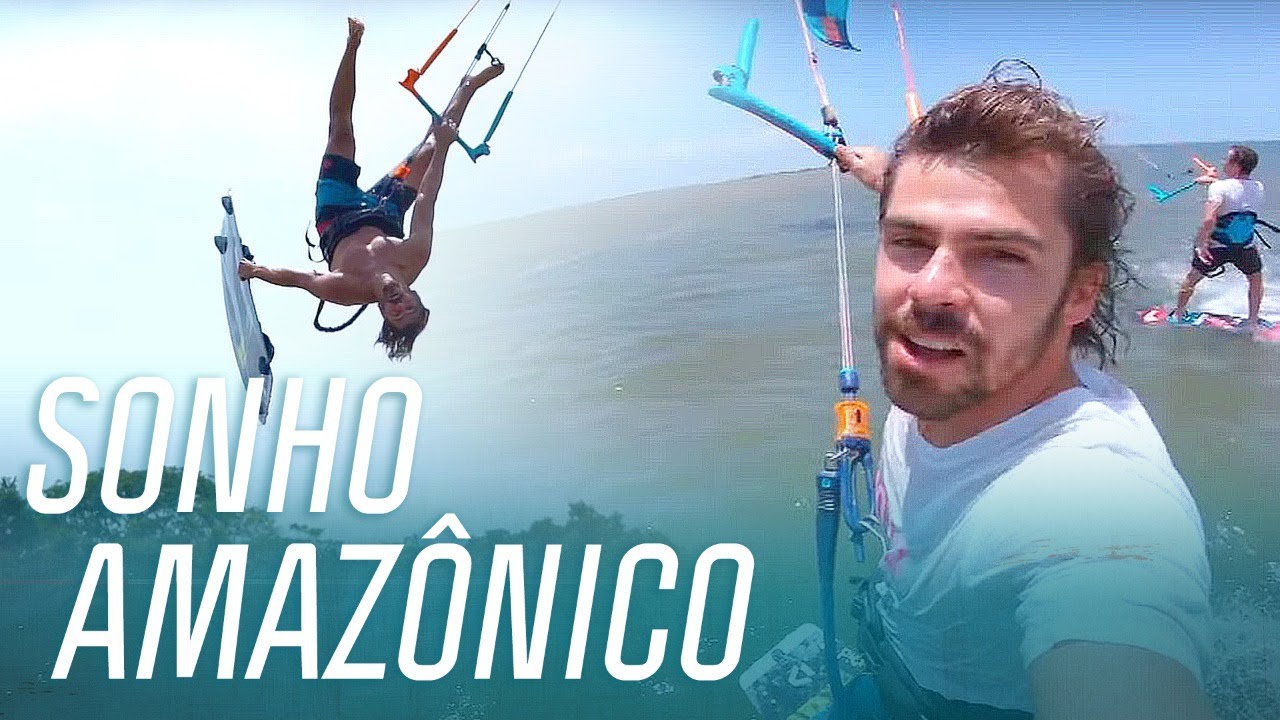 Reno Romeu e JD velejam no ENCONTRO DO RIO TAPAJÓS com o RIO AMAZONAS | Kite Extremo | Canal OFF