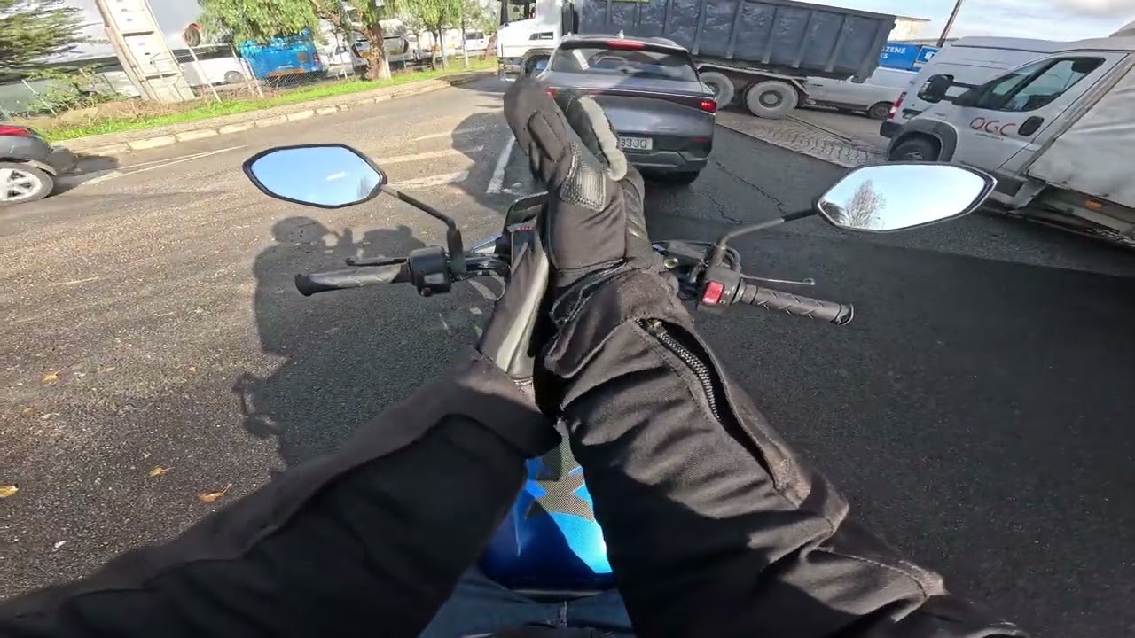 Teste Luva Alpine Star CB 125 F - Portugal GOPRO 4K (acidente)