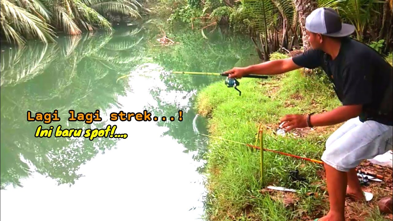 Fishing in potential spots, more and more stretches, this is a new spot ok!...