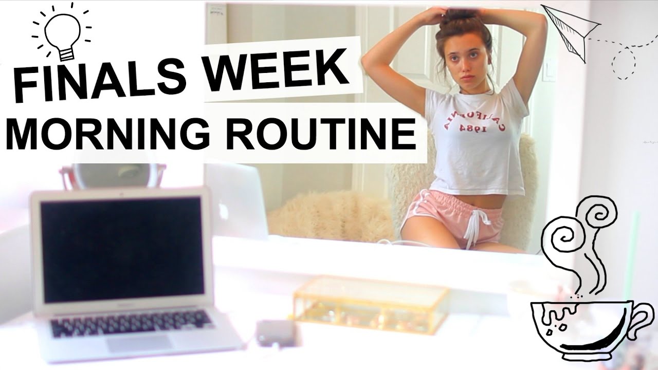 Finals Week School Morning Routine! 2017