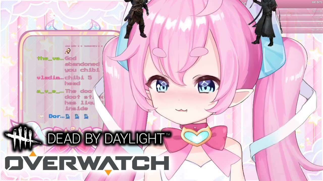 Chibi Streams - Dead by Daylight #17 + Overwatch #3