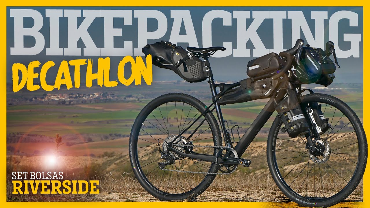 🇫🇷 BOLSAS BIKEPACKING RIVERSIDE by DECATHLON | GRAVEL | Javier Bañón Izu