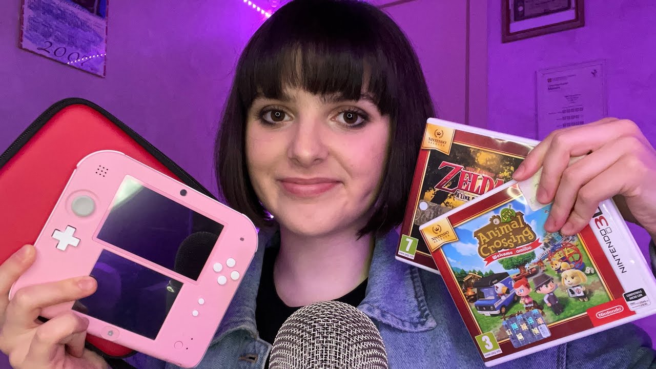 ASMR My Videogame Collection🕹️👾🎮 (tapping, trigger assortment)