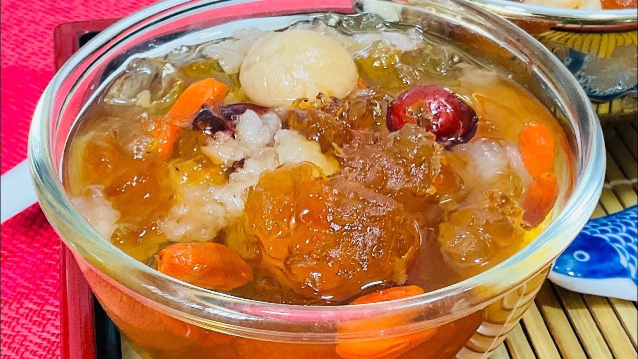 Natural Collagen Peach gum/Tao Jiao Tong Sui 桃胶糖水 Grandma’s beauty dessert for glowing skin