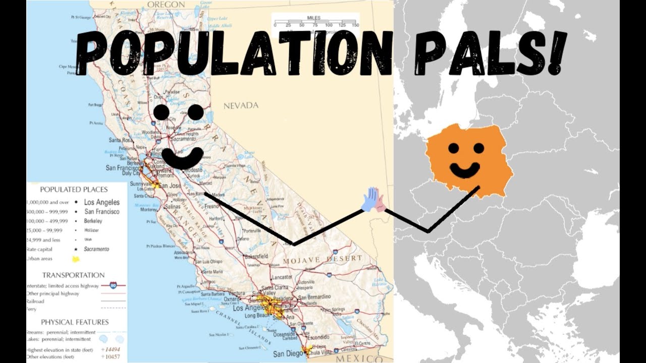 European Countries and U.S. States With Similar Populations