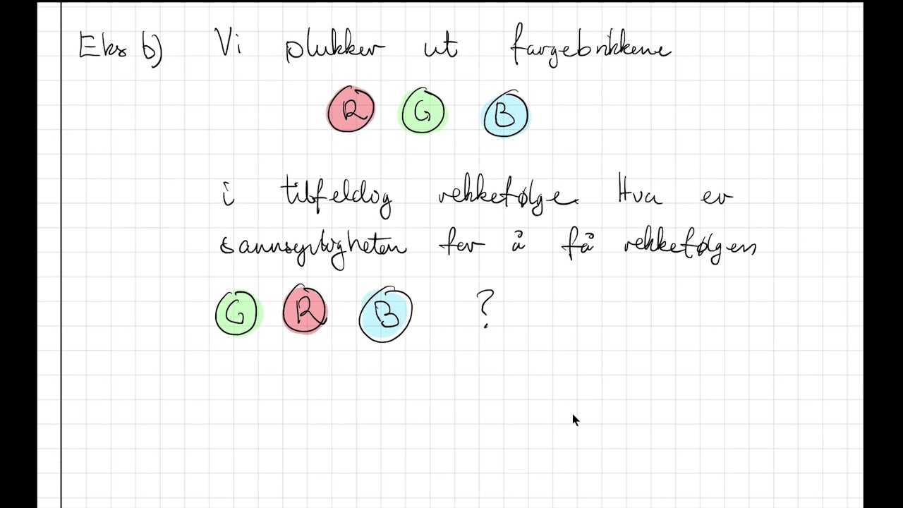 Sannsynlighet ved en hendelse
