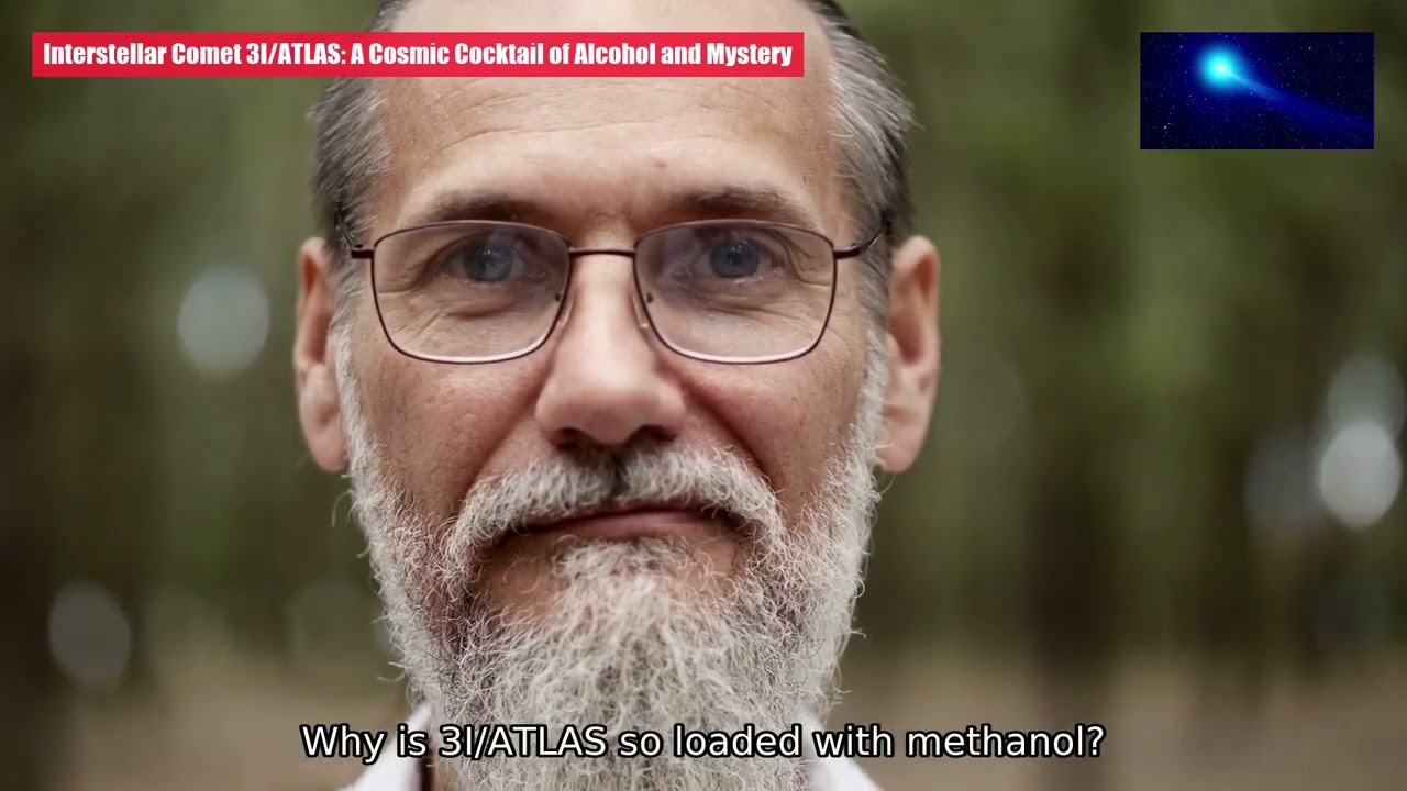 Interstellar Comet 3I/ATLAS: A Cosmic Cocktail of Alcohol and Mystery