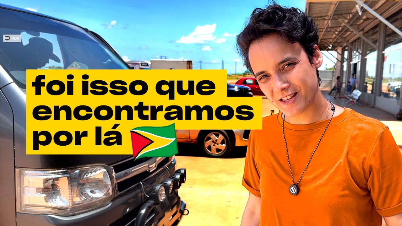ENTRAMOS na GUIANA de MOTORHOME 🇬🇾