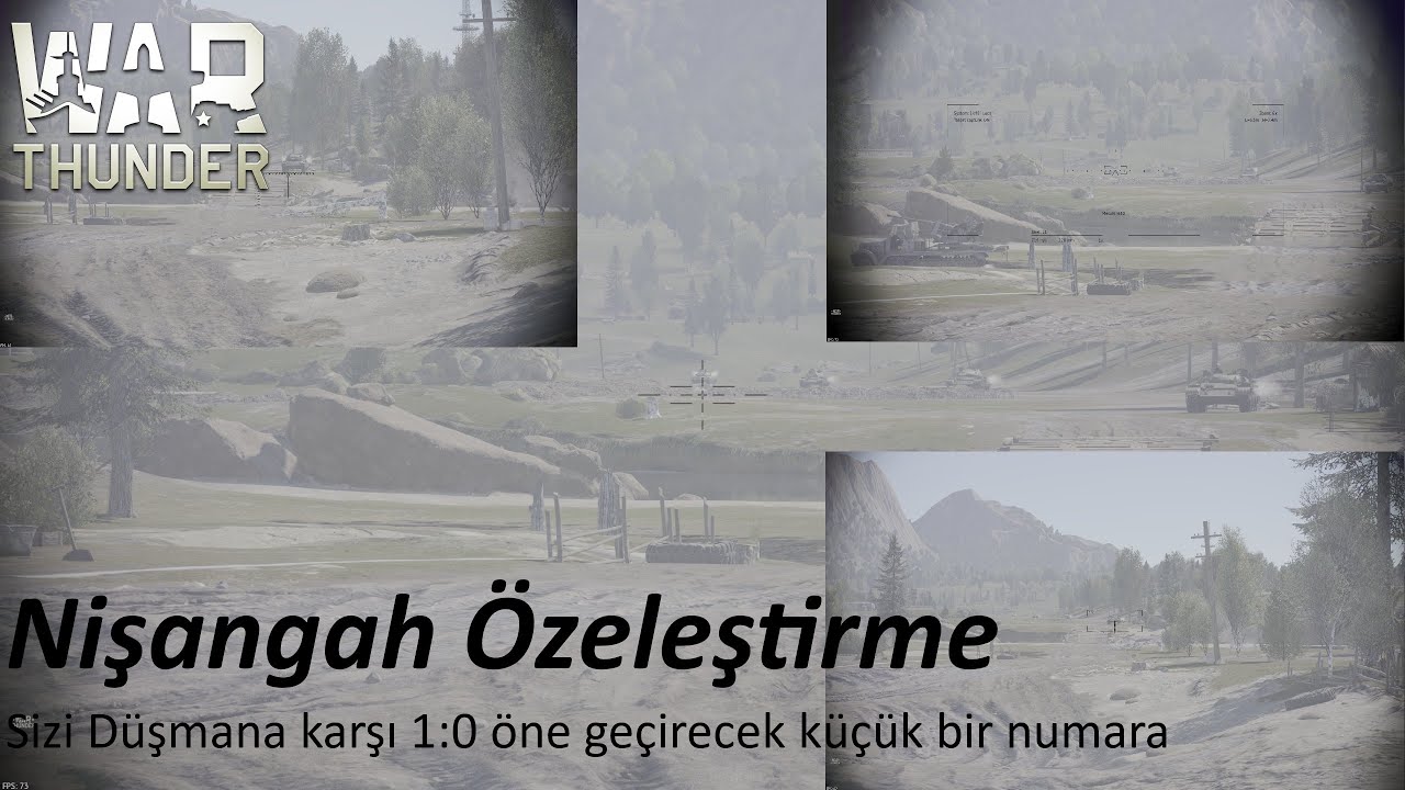 WarThunder başlayanlar için Rehber Tank nişangaha özeleştirme