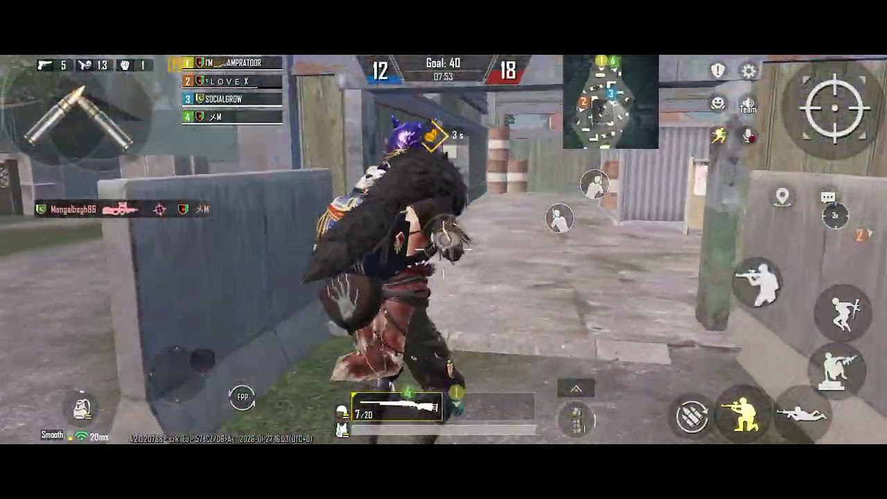 Pubg Mobile tdm gameplay day 81(27 Jan 2026)Poco c75 device 