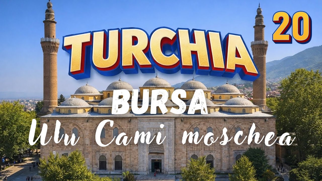 TURCHIA (parte 20) BURSA - il mercato di Bakircilar Kapsalı Çarşısı e la Grande Moschea. #turkey