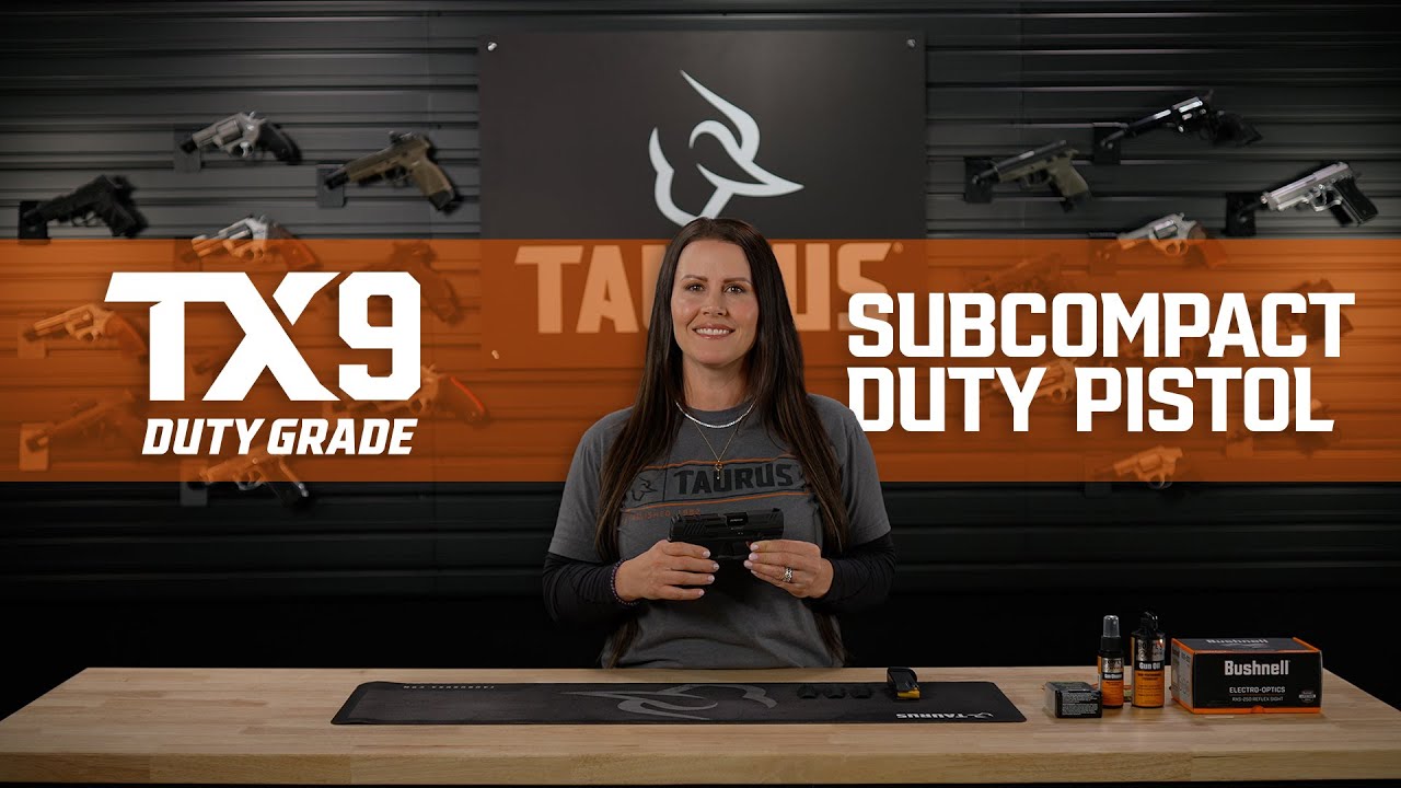 TaurusTX™ 9 Subcompact: Готов к использованию в боевых условиях. Готов к установке оптики. Полнос...