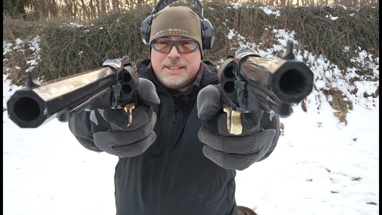 DŁUGA LUFA CZY KRÓTKA LUFA? Sprawdzam 2 rewolwery Remington Pietta 8 cali vs 5,5 cala na 50 metrach