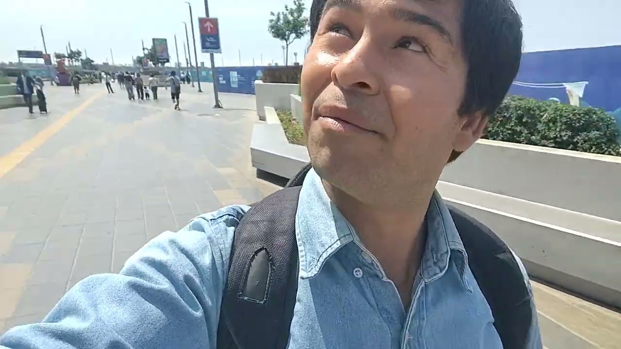 Visitando el aeropuerto Jorje Chávez.