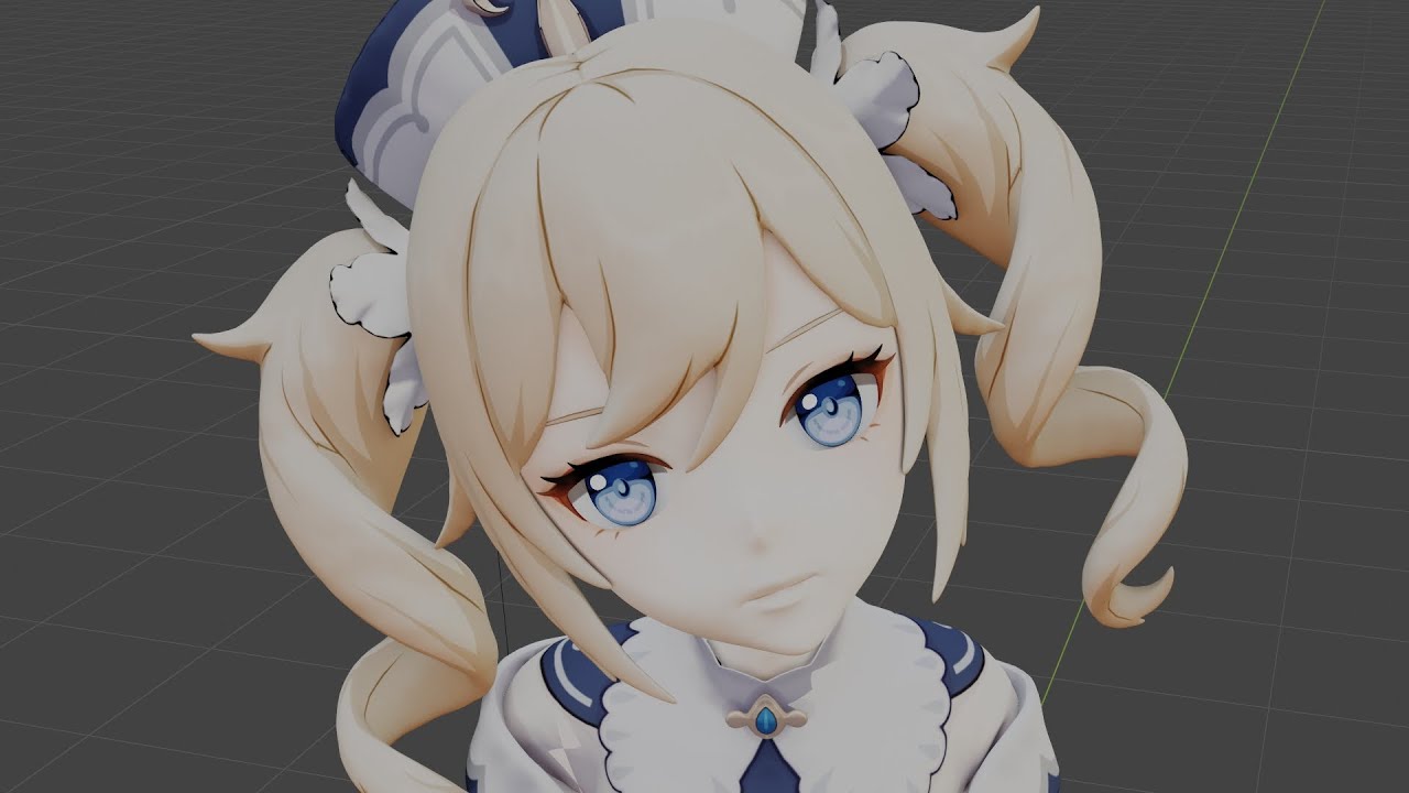 [Blender Tutorial] Blender Cloth physics to your MMD models part 2 | Hair & Accesories