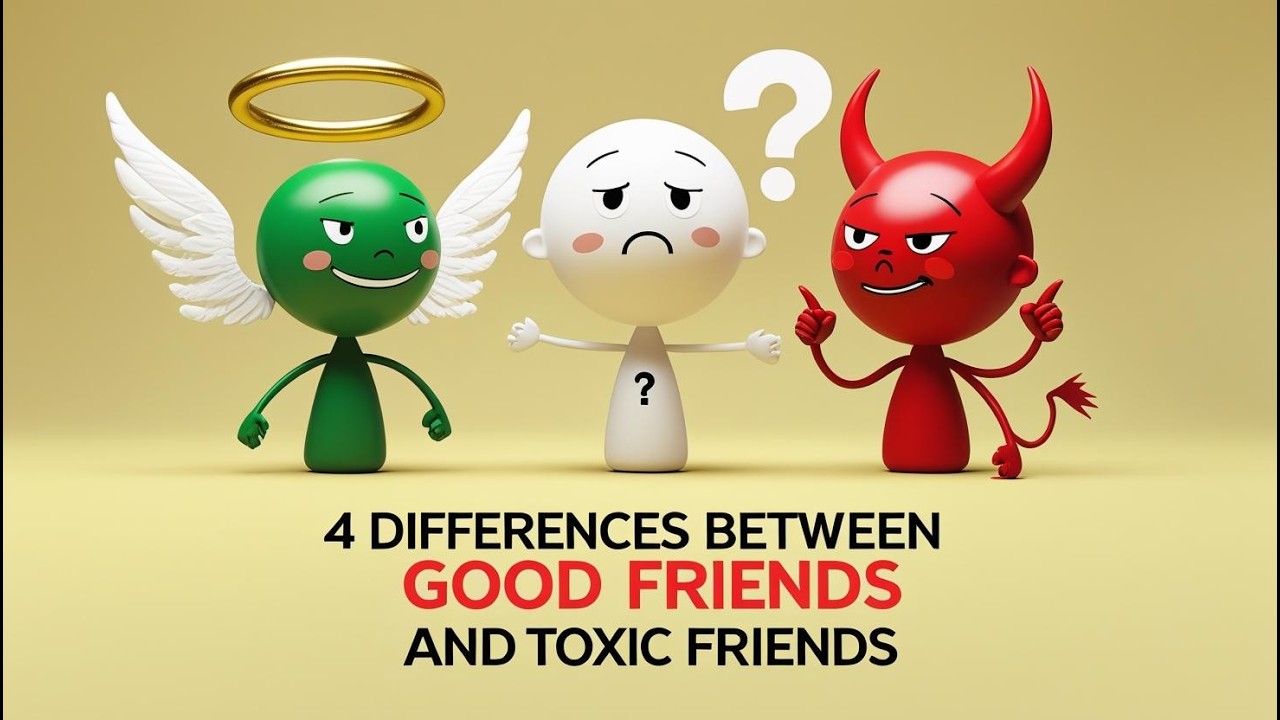 4 Differences Between Good Friends and Toxic Friend