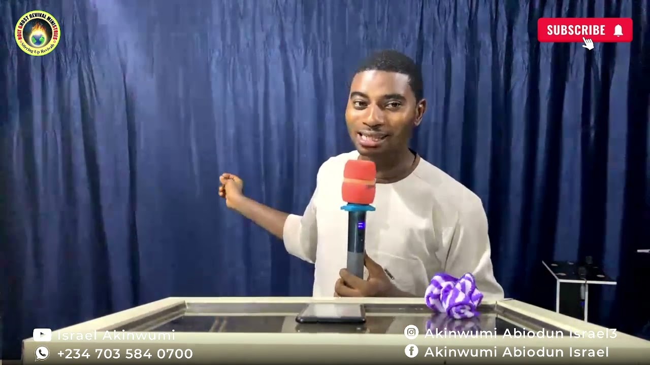 THE HOLY SPIRIT  Pastor Israel Akinwumi 