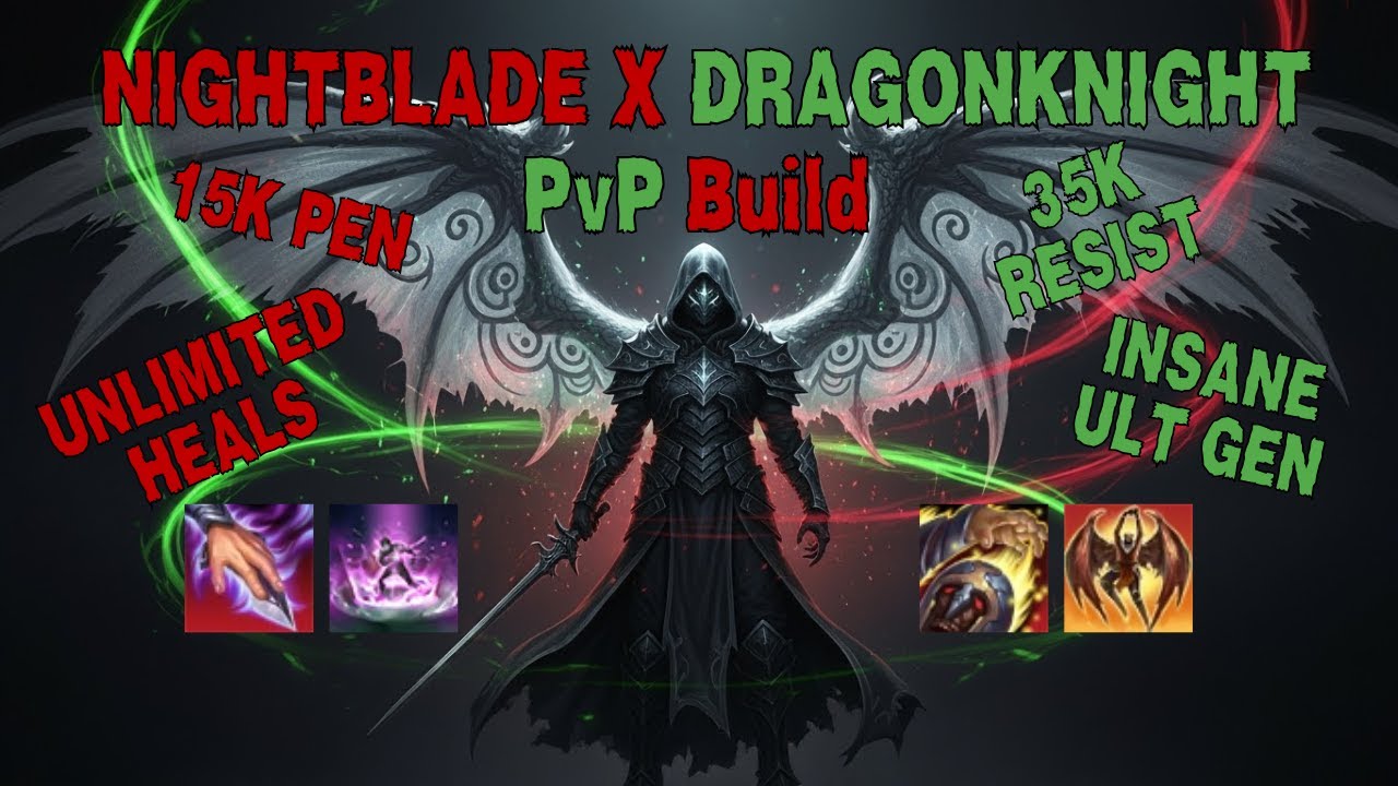 ESO- Dragonknight / Nightblade PVP Build! Is this secretly overpowered?