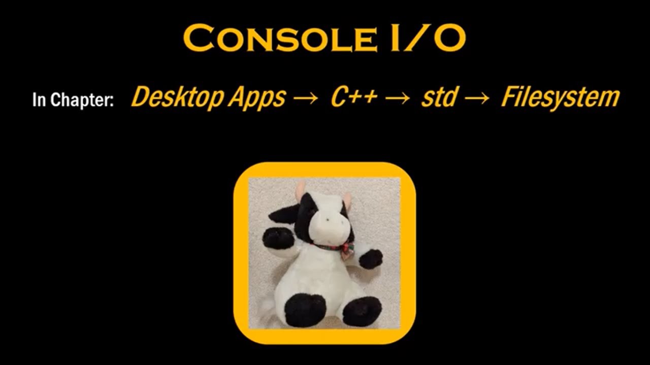 C++: Console I/O