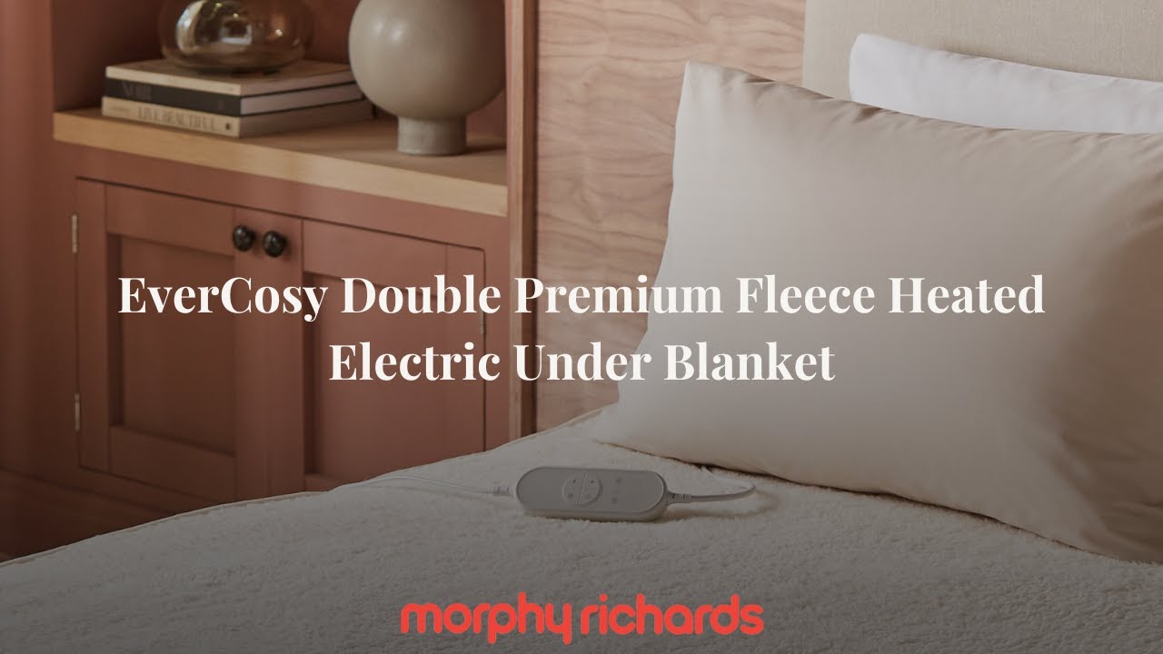 Morphy Richards EverCosy Double Premium Fleece Heated Electric Under Blanket 