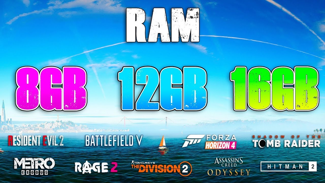 RAM : 8GB vs 12GB vs 16GB Gaming