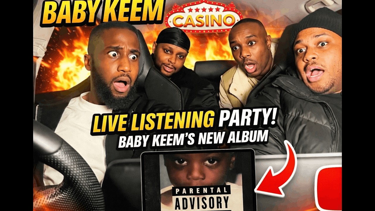 BABY KEEM - CA$INO LISTENING PARTY 🎰 (UK FIRST REACTION) ft. Kendrick Lamar