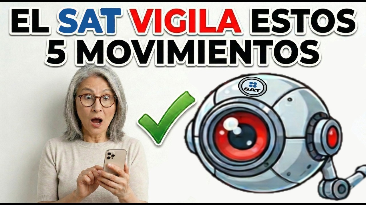 ¡ALERTA PENSIONADOS! 5 Movimientos que el  SAT Vigila en tu DIA A DIA