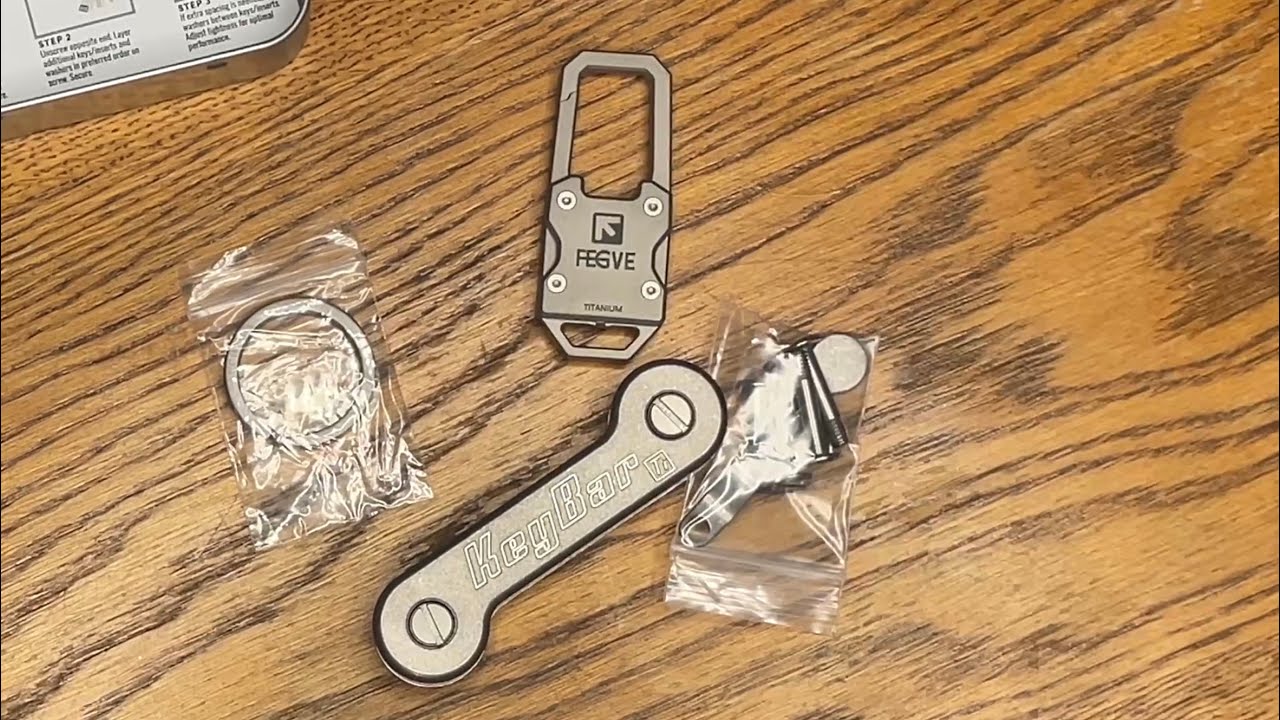 Obuy Titanium key chain and Keybar Titanium review