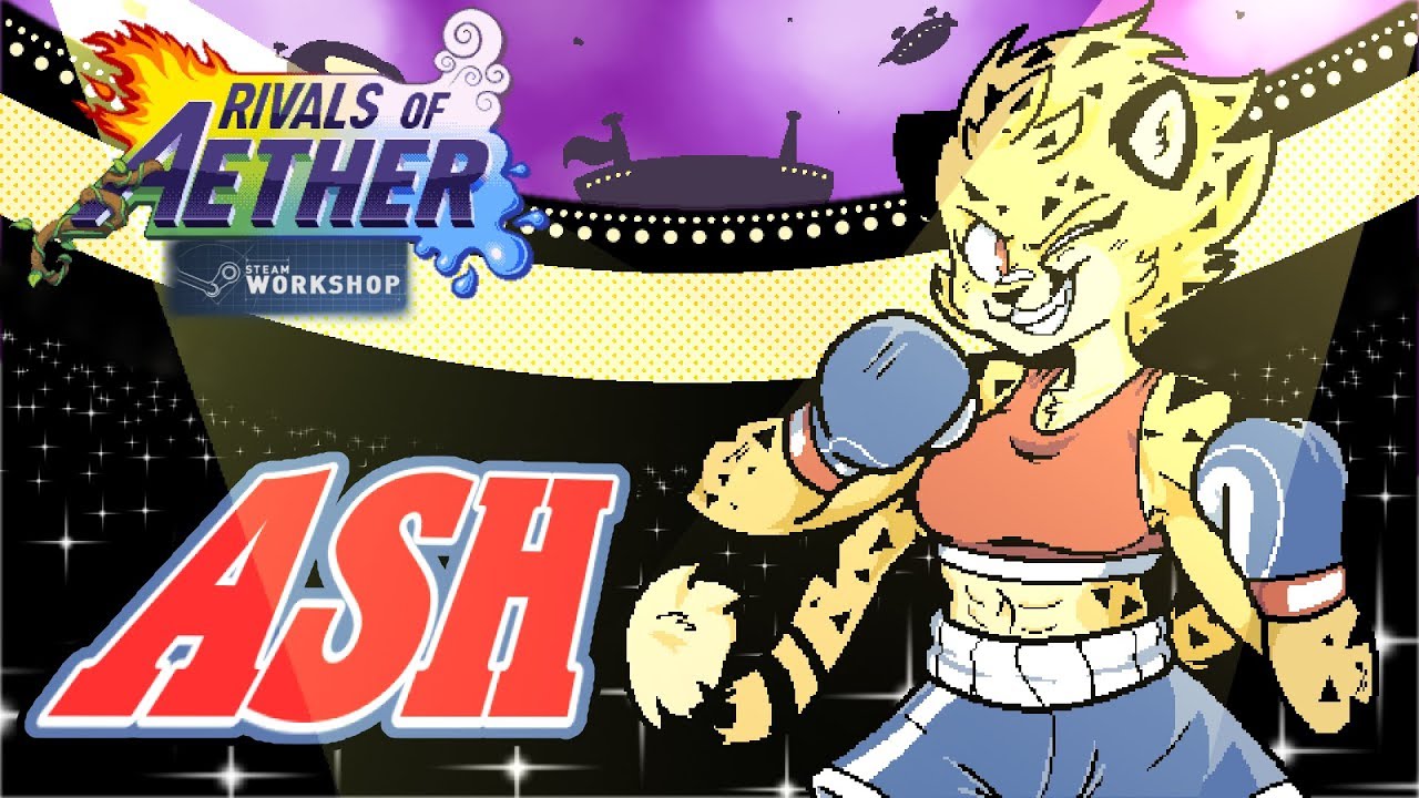 Ash - Rivals of Aether Character Mod | Gameplay Trailer