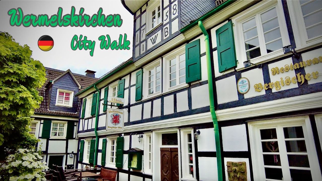 Wermelskirchen Germany City Walk Tour 2024 4K
