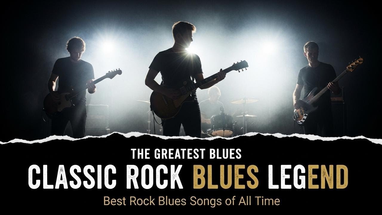 Muddy Waters, Eric Clapton, ZZ Top, BB King, Jimi Hendrix – Classic Guitar Blues Rock