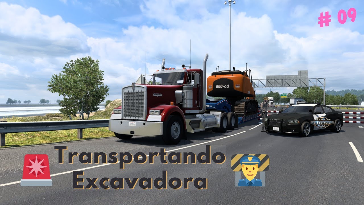 American Truck Simulator | Desde cero | Transportando Excavadora | 2022