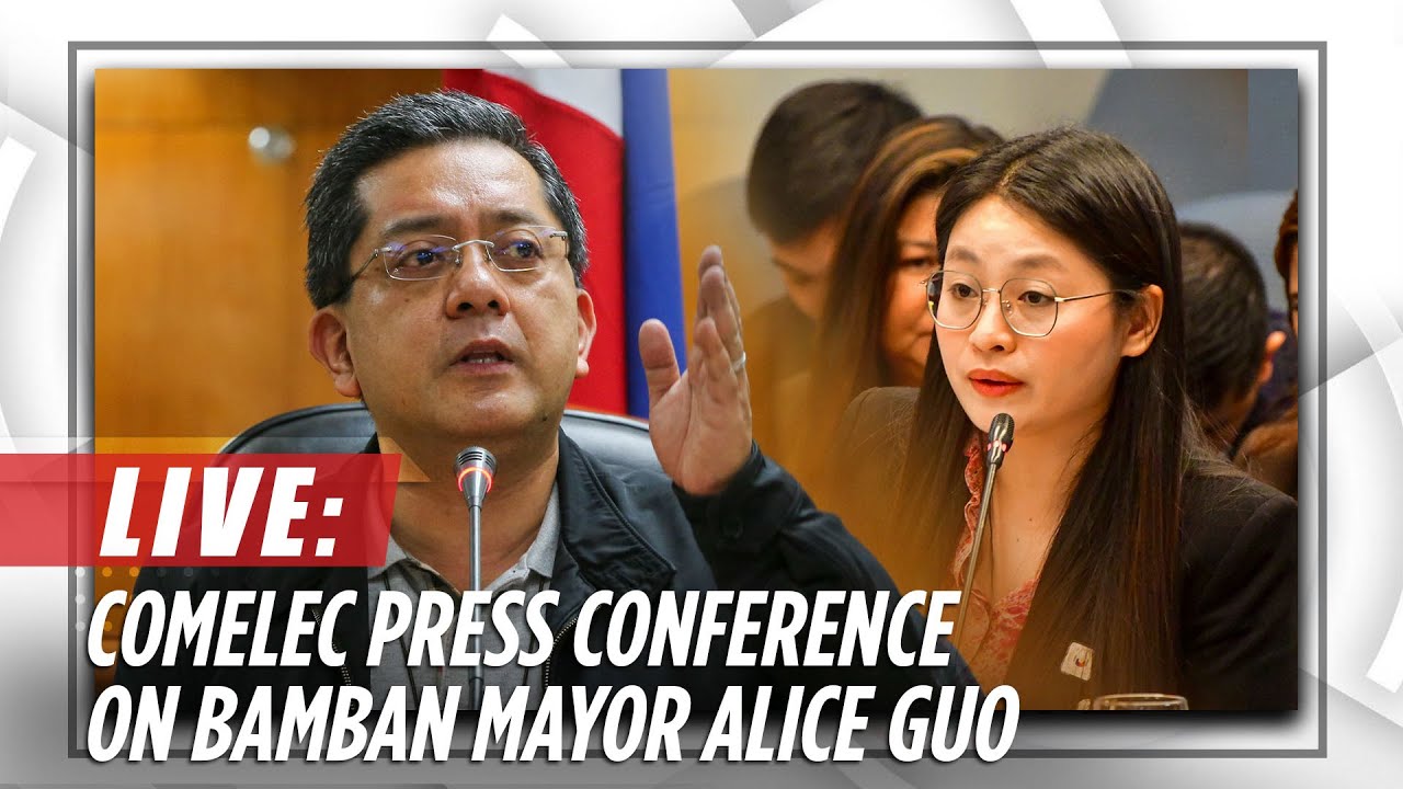 Comelec Chairman George Erwin Garcia holds press conference on Bamban Mayor Alice Guo | ABS-CBN News