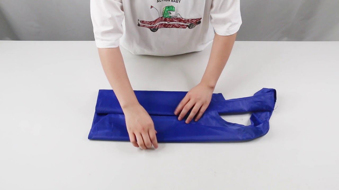 How to fold ? Roll up BeeGreen Reusable Bags( 