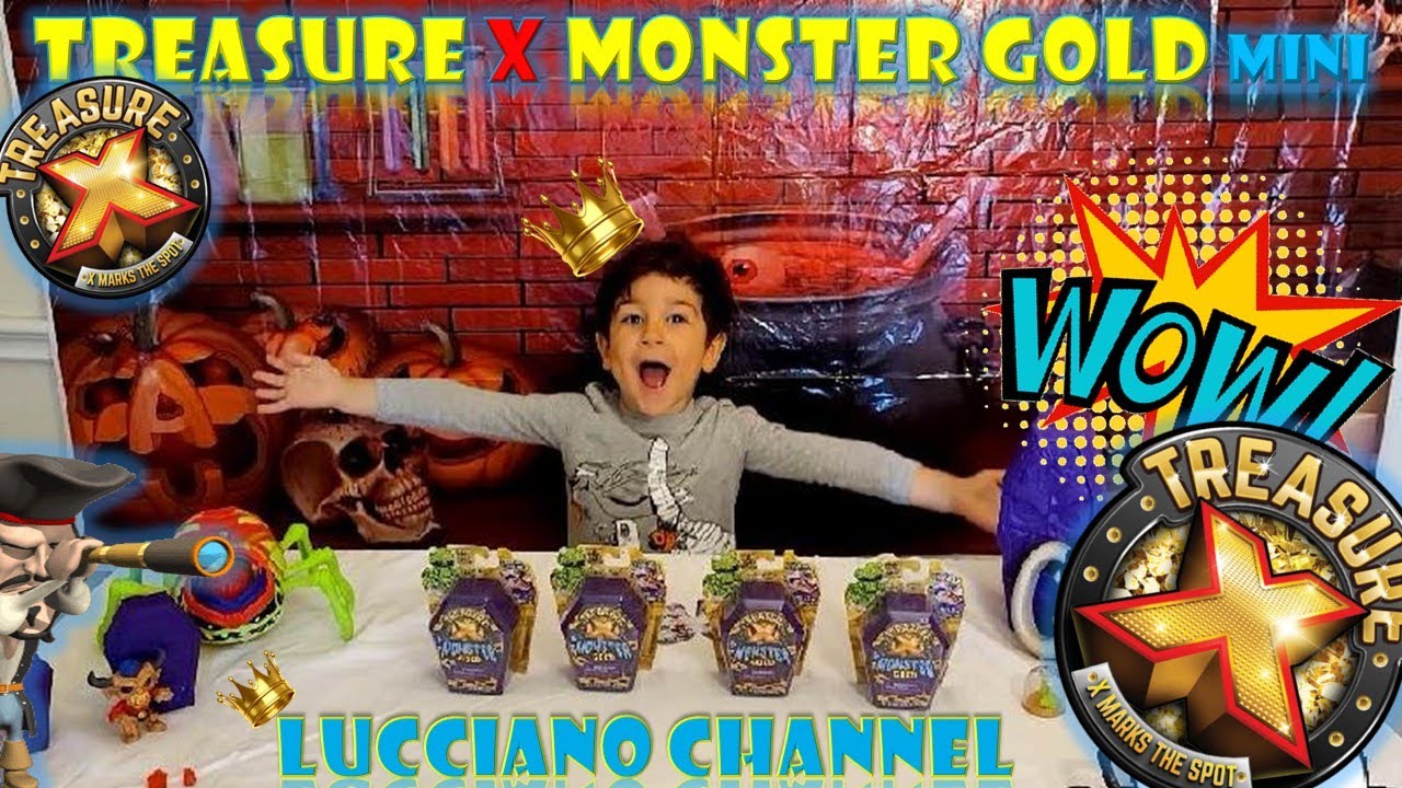 Treasure X Monster Gold Mini With Lucciano Channel !! Entertainment For Toddlers