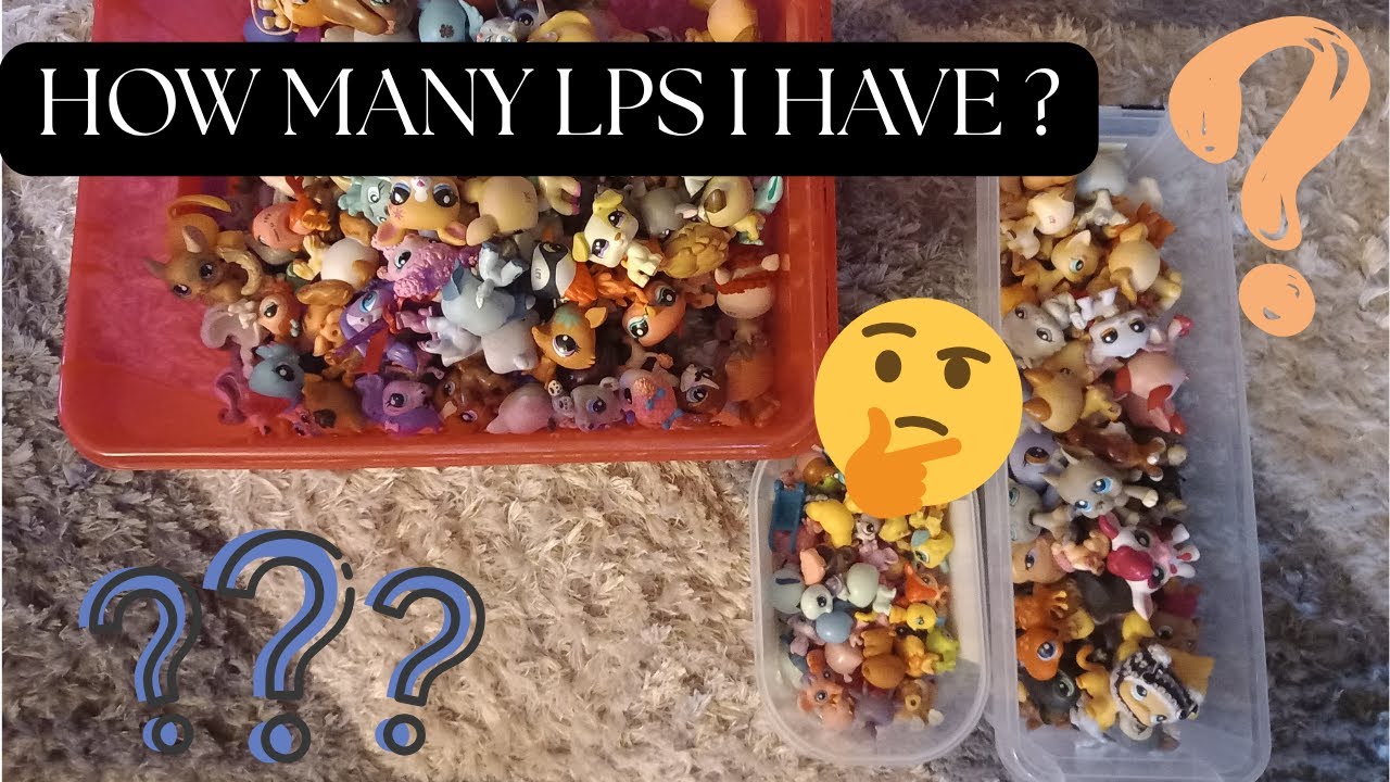 I'm showing off my entire Lps collection & counting how many LPS I have (English subtitles)