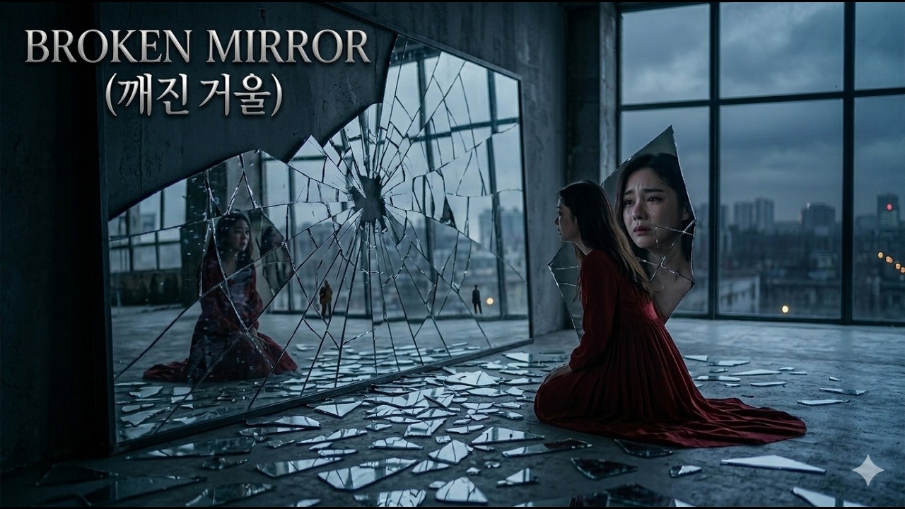 Broken Mirror 깨진 거울,raing night piano - emotional music for sleep