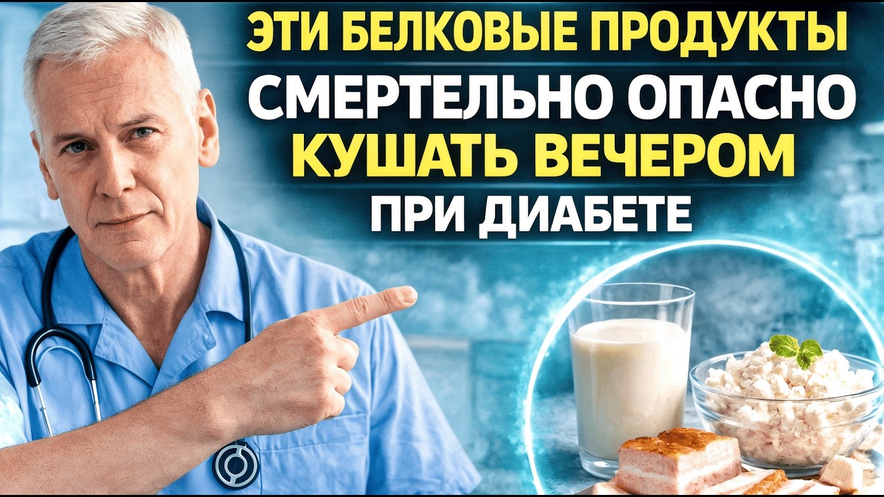 МОЛОКО ОПАСНЕЕ САХАРА? Эти 7 белковых продуктов ЗАПУСКАЮТ инсулин / РЕЦЕПТ ПРИ ДИАБЕТЕ