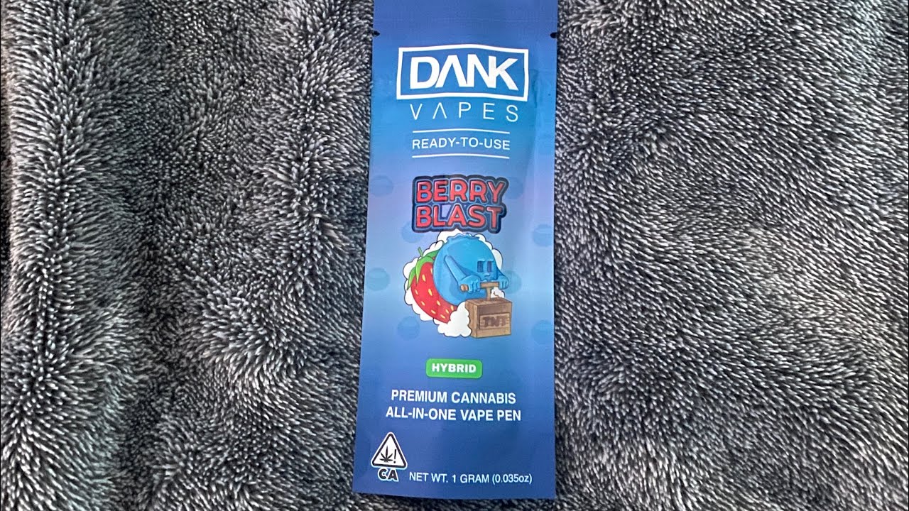 TRYING A REAL DANK VAPES DISPOSABLE?! BERRY BLAST FULL GRAM  Disposable | OFF THE RADAR REVIEWS