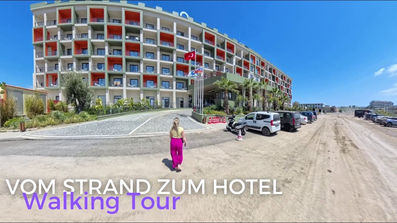 Zu Fuß vom Dream Fun Beach zum Hotel 🇹🇷 #walkingtour #dream #urlaub #2025 #türkei