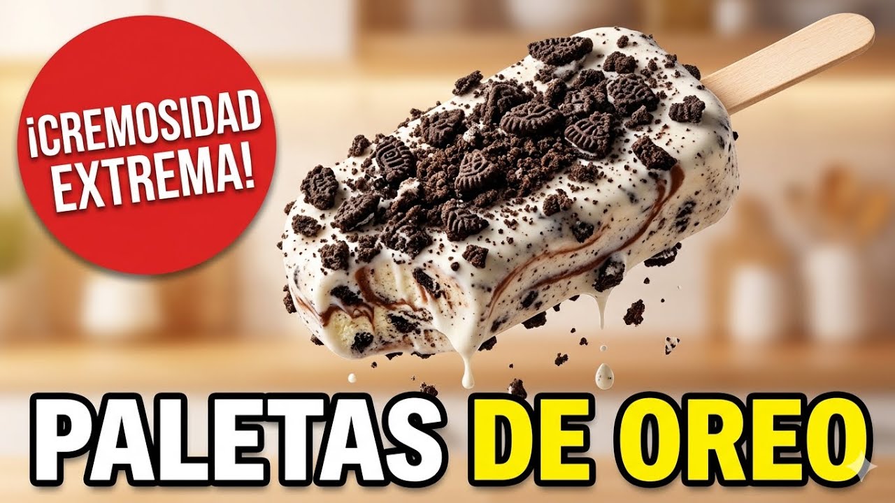 &ldquo;C&oacute;mo hacer Paletas de OREO caseras | Receta F&aacute;cil y R&aacute;pida