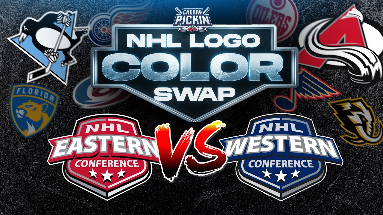 We Put Every NHL Logo Color Swap in a Bracket: East vs West